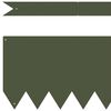 vidaXL Bordure de Pelouse 20 pcs Vert olive 100 x 0.05 x 20 cm