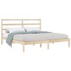 vidaXL Cadre de lit sans matelas 200x200 cm bois massif de pin