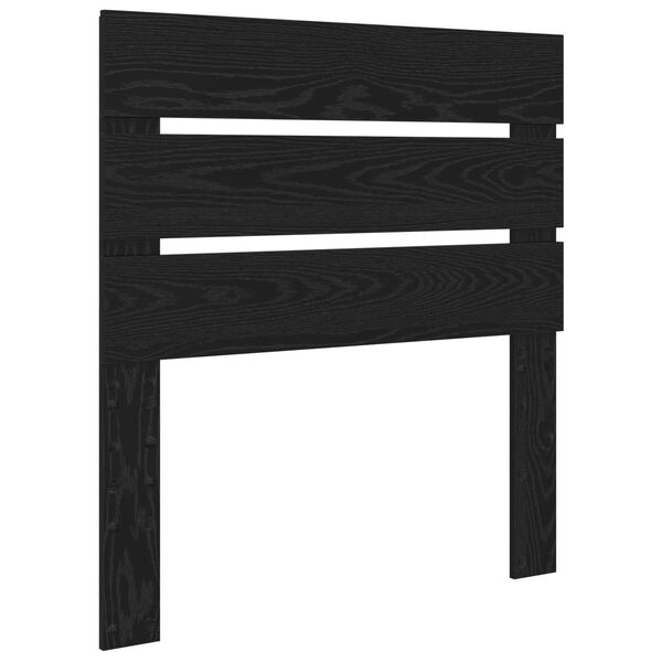 vidaXL T&ecirc;te de lit Ch&ecirc;ne noir 100 cm Bois d'ing&eacute;nierie