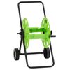 vidaXL Chariot enrouleur vert pour tuyau de 60 m 1/2" acier