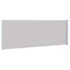 vidaXL Auvent lat&eacute;ral r&eacute;tractable de patio 220x600 cm Gris