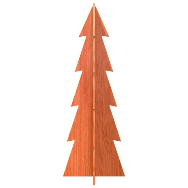 vidaXL Arbre de No&euml;l en bois pour d&eacute;coration 112 cm bois de pin massif