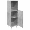 vidaXL Armoire de salle de bain gris béton 30x30x100 cm