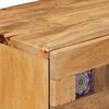 vidaXL Cabinet de chevet Naturel 50 x 33 x 60 cm Bois de mangue massif