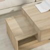 vidaXL Table basse Ch&ecirc;ne Sonoma 105 x 50 x 32,5 cm Bois d'ing&eacute;nierie