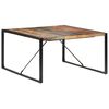vidaXL Table &agrave; manger 140x140x75 cm Bois de r&eacute;cup&eacute;ration massif