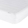 vidaXL Lit avec matelas Zadar blanc 160x200 cm similicuir
