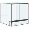 vidaXL Terrarium avec stockage Transparent 30 x 30 x 30 cm Verre