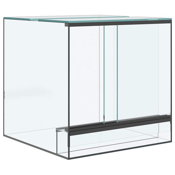 vidaXL Terrarium avec stockage Transparent 30 x 30 x 30 cm Verre