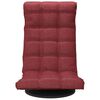 vidaXL Chaise de sol pivotante Rouge bordeaux Tissu