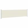 vidaXL Auvent lat&eacute;ral r&eacute;tractable de patio 600x160 cm cr&egrave;me