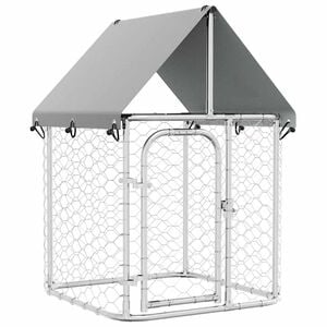 vidaXL Chenil ext&eacute;rieur avec toit 100x100x150 cm