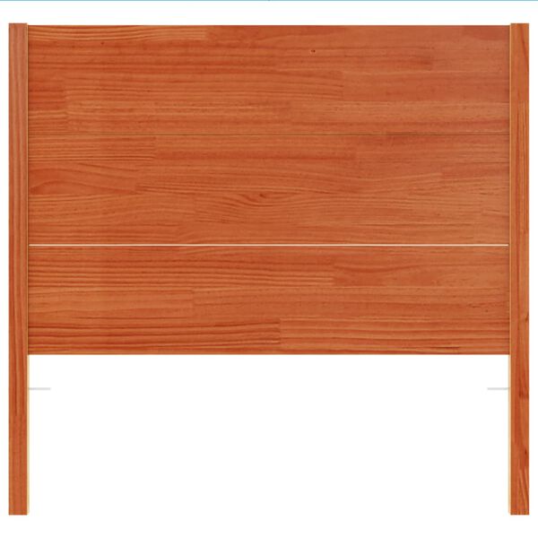 vidaXL Tête de lit cire marron 100 cm bois massif de pin