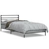 vidaXL Cadre de lit sans matelas sonoma gris 75x190 cm