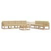 vidaXL Ensemble de canap&eacute;s d'ext&eacute;rieur 7 pc Blanc et Beige
