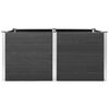 vidaXL Lit surélevé de jardin 200x100x91 cm WPC Gris