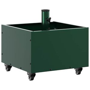 vidaXL Pied de parasol Vert 45 x 45 x 45 cm Acier