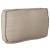 vidaXL Coussin Taupe 70 x 40 x 12 cm Tissu Oxford