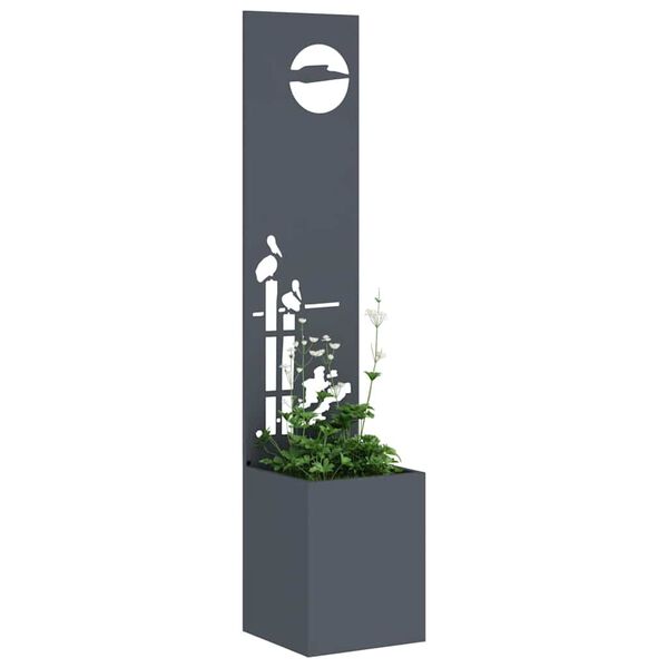 vidaXL Écran de confidentialité de jardin Anthracite 32 x 140 cm