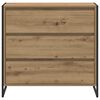 vidaXL Buffet Ch&ecirc;ne artisan 79 x 36 x 75.5 cm Bois d'ing&eacute;nierie