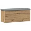 vidaXL Banc de rangement Ch&ecirc;ne artisanal 102x42x45 cm Bois d'ing&eacute;nierie