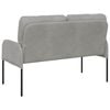 vidaXL Canap&eacute;s avec coussin 110cm Gris clair Contreplaqu&eacute;