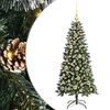 vidaXL Sapin de No&euml;l artificiel Vert 120 cm PVC, plastique et acier