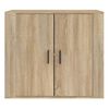 vidaXL Buffet Ch&ecirc;ne sonoma 80x33x70 cm Bois d'ing&eacute;nierie