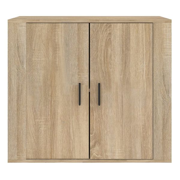 vidaXL Buffet Ch&ecirc;ne sonoma 80x33x70 cm Bois d'ing&eacute;nierie