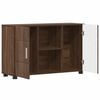 vidaXL Buffet Ch&ecirc;ne brun 88,5 x 30,5 x 55,5 cm Bois d'ing&eacute;nierie