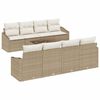 vidaXL Ensemble de Canap&eacute;s 9 pc Beige et cr&egrave;me 55 x 55 x 37 cm