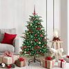 vidaXL Sapin de No&euml;l artificiel Vert 150 cm PVC, m&eacute;tal et plastique