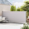 vidaXL Auvent lat&eacute;ral r&eacute;tractable de patio 180x600 cm Gris