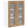 vidaXL Armoire suspendue Riga Ch&ecirc;ne artisanal 60 x 31 x 80 cm