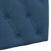 vidaXL T&ecirc;te de lit suspendue Montage mural Bleu 150 x 55 x 7 cm tissu