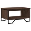 vidaXL Table basse chêne marron 75x51x40 cm bois d'ingénierie