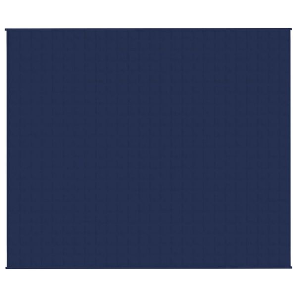 vidaXL Couverture lest&eacute;e Bleu 220x260 cm 15 kg Tissu