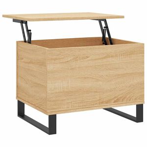 vidaXL Table basse Ch&ecirc;ne sonoma 60x44,5x45 cm Bois d'ing&eacute;nierie