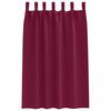 vidaXL Rideaux occultants avec anneaux 2 pcs Bordeaux 175 x 140 cm