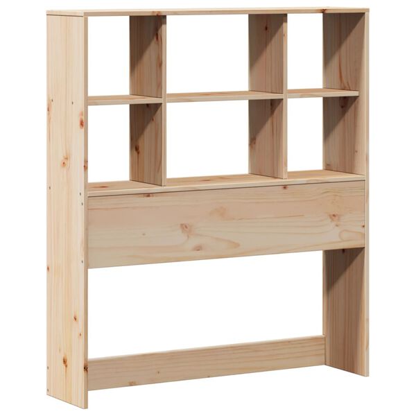 vidaXL Tête de lit avec rangement 90 cm bois massif de pin