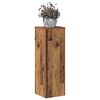 vidaXL Support pour plantes vieux bois 33x33x100 cm bois d'ing&eacute;nierie