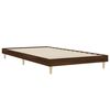 vidaXL Cadre de lit sans matelas chêne marron 100x200 cm