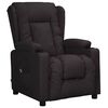 vidaXL Fauteuil Noir Similicuir