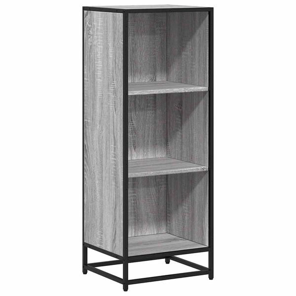 vidaXL Bibliothèque sonoma gris 40x35x107,5 cm bois d'ingénierie
