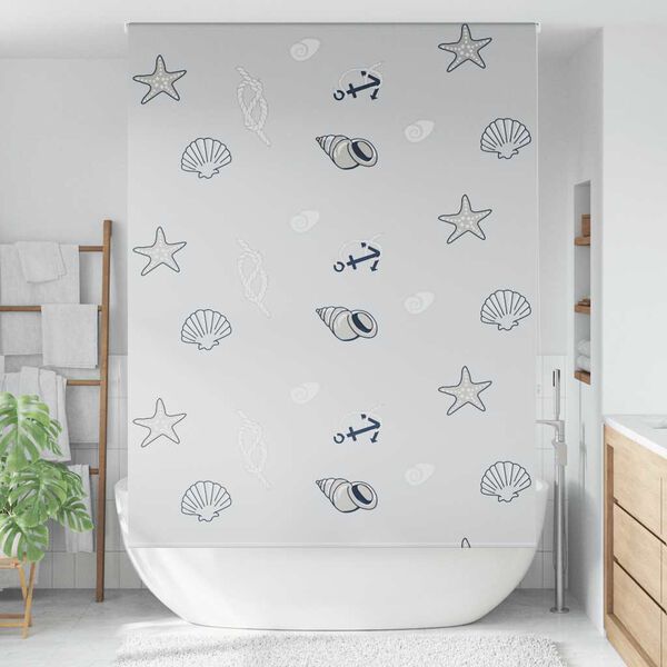 vidaXL Store enrouleur de douche 160x240 cm largeur du tissu 156 cm