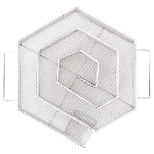 vidaXL G&eacute;n&eacute;rateur de fum&eacute;e froide 6 c&ocirc;t&eacute;s 22,5 cm acier inoxydable