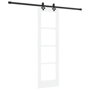 vidaXL Porte coulissante Blanc 61 x 198,5 cm