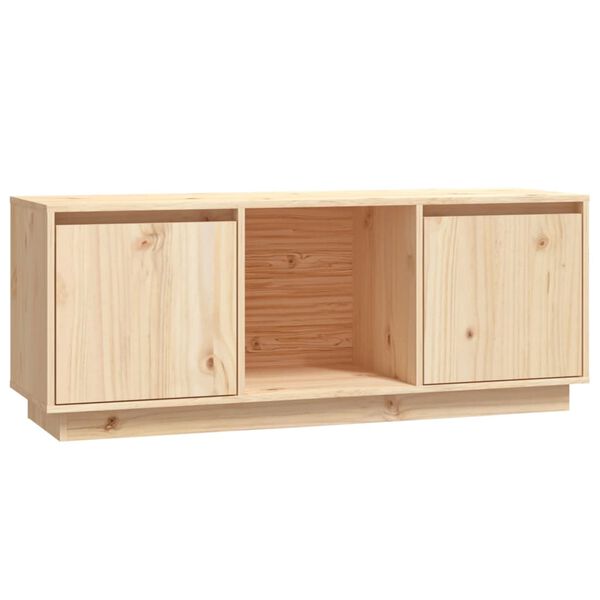 vidaXL Meuble TV 110,5x35x44 cm Bois de pin massif