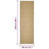 vidaXL Tapis en sisal pour griffoir 80x250 cm