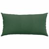 vidaXL Coussins de canap&eacute; 2 pcs Vert fonc&eacute; 80 x 40 cm